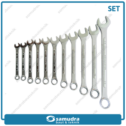 KENMASTER KCRP-190 Kunci Ring Pas Set 11 pcs (8-22 mm)