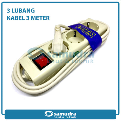 SZMR-503 Stop Kontak SNI 3 Lubang 3 Meter