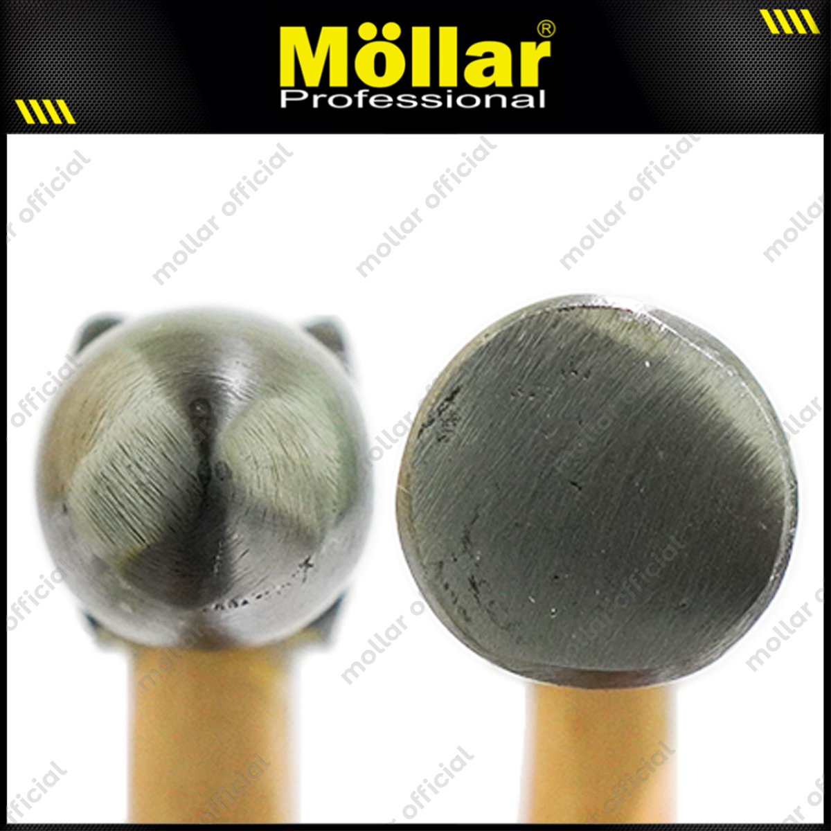 BISON Palu Konde FGS Gagang Kayu 8 oz 1/2 Lb