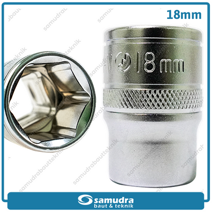 LIPPRO 3101M-18 Mata Sok 1/2" 6PT 18 mm