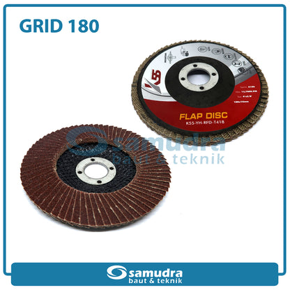 K55 K55-YH-RFD-T418 Amplas Susun No. 180 / Flap Disc