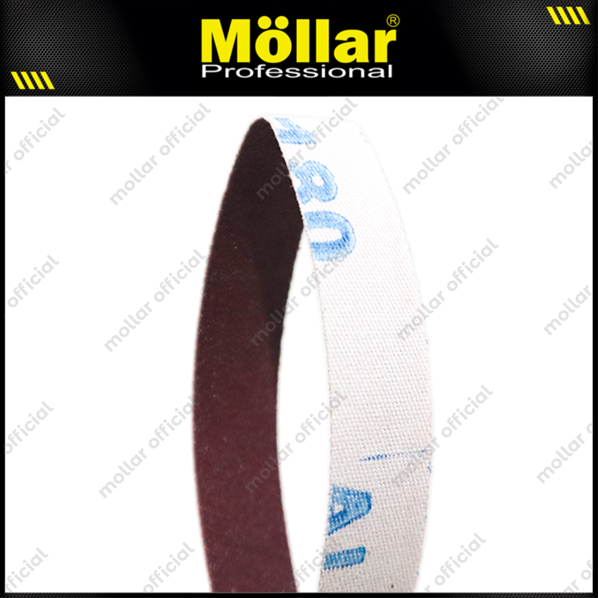 MOLLAR Mata Amplas Belt Sander Mesin Gerinda Susun No. 180