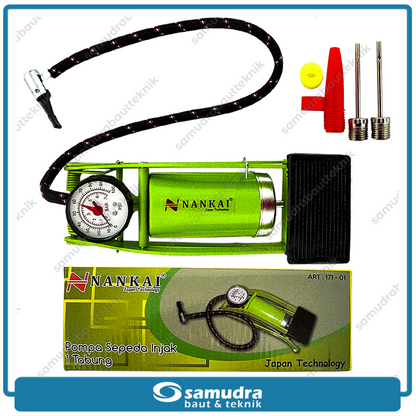 NANKAI 171-01 Pompa Sepeda Injak 1 Tabung