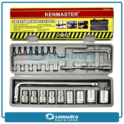 KENMASTER KCSO-076 Kunci Sok Set 27 pcs Box Plastik
