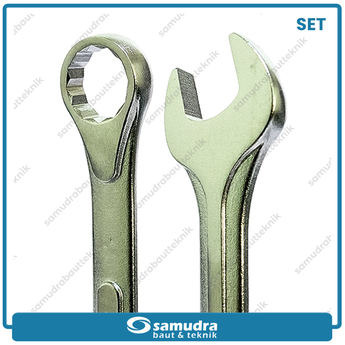 TEKIRO WR-SE0296 Kunci Ring Pas Set 11 pcs (8-24 mm)