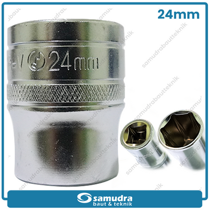 LIPPRO 3101M-24 Mata Sok 1/2" 6PT 24 mm