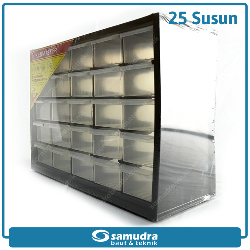 KENMASTER RAK-016 Rak Susun 25 pcs / Rak Drawer 25 Slot