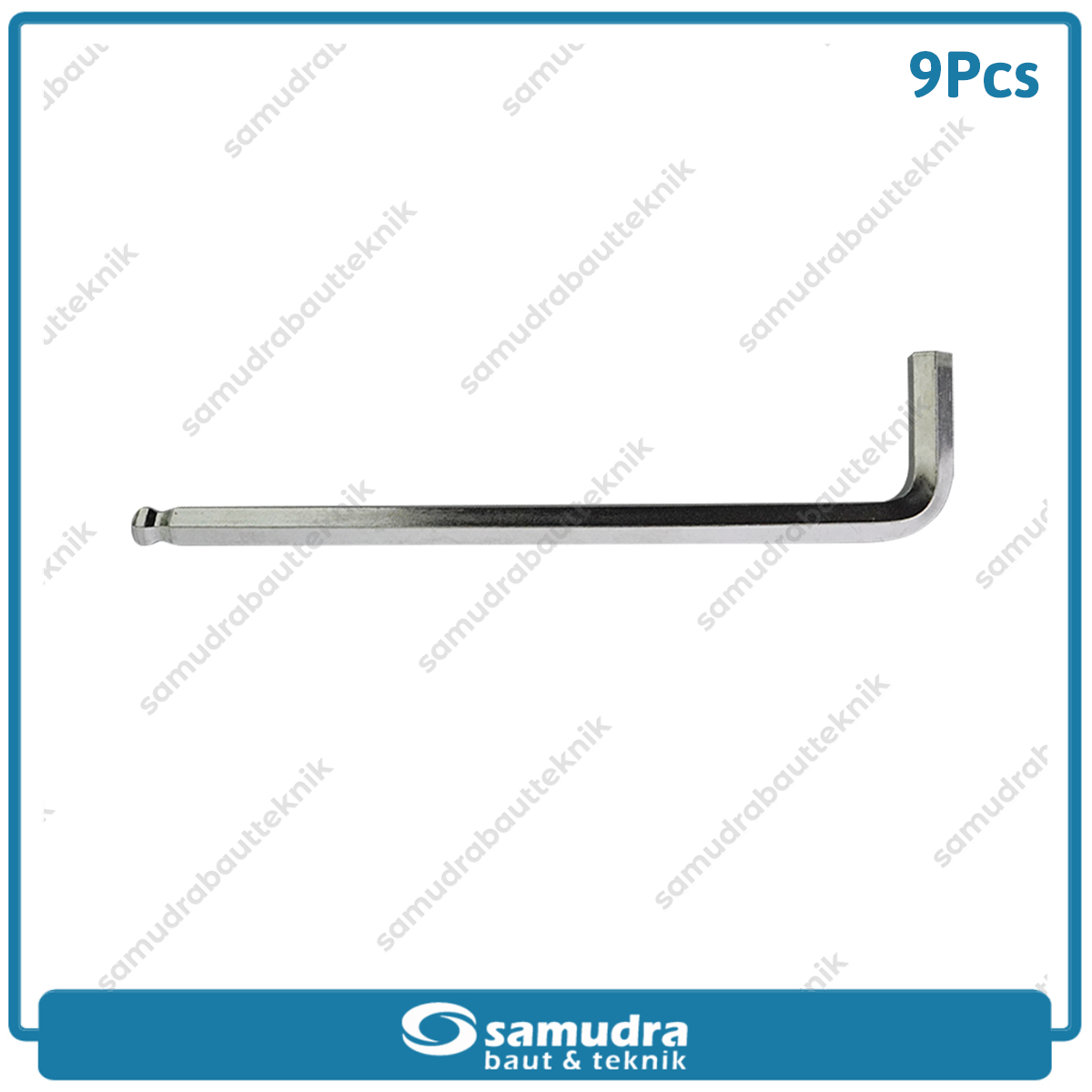 IZUMO Kunci L Set Panjang Ballpoint 9 Pcs 1.5-10 mm