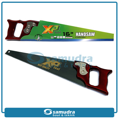 XPTOOL Gergaji Tangan Gagang Kayu Model D 16"