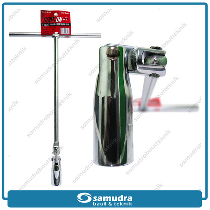 GRIPON 88-016 Kunci Sok T Busi Fleksibel Chrome 16 mm