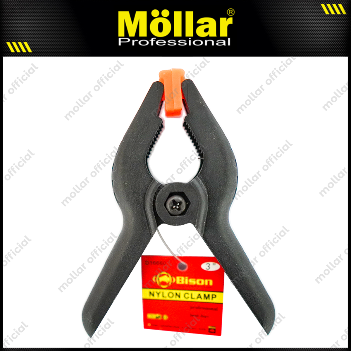 BISON Spring Clamp 3" / Catok Kayu