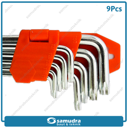 IZUMO Kunci L Set Panjang Bintang 9 Pcs T10-T50