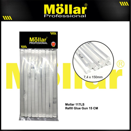 MOLLAR 117LS1015 10 Pcs Refill Isi Lem Tembak Glue Gun Kecil 15 Cm