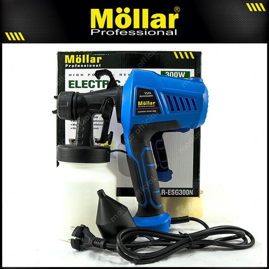 MOLLAR ESG300 Mesin Spray Gun Listrik Paint Zoom Semprot Cat 300 Watt