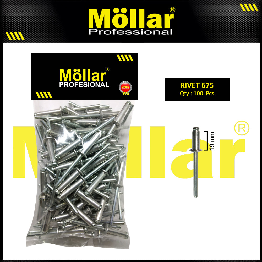 MOLLAR 93-149 Paku Rivet 675 - 100 pcs