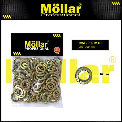 MOLLAR 93-080 Ring Per M10 - 100 pcs
