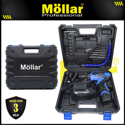 MOLLAR CDD585 Mesin Bor Baterai Aksesoris 12V / Cordless Drill