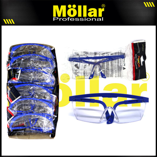 XENON E40620-2  1 Pak 12 Pcs Kacamata Safety Clear Gurinda Gerinda Google Bening