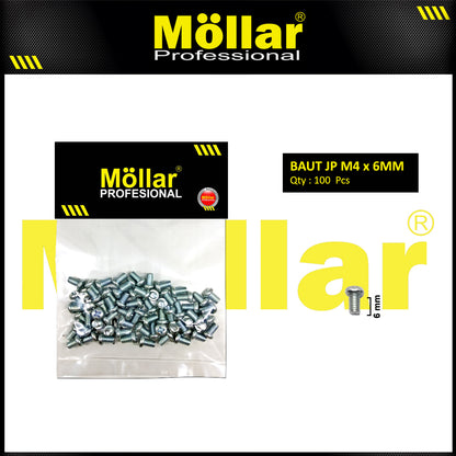 MOLLAR 93-094 Baut JP M4 x 6 - 100 pcs