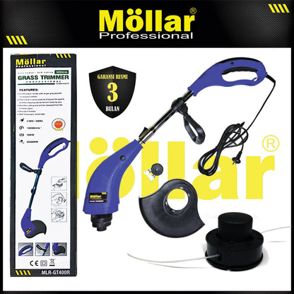 MOLLAR GT400 Mesin Potong Rumput & Refill Senar Grass Trimmer Batok