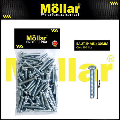 MOLLAR 93-112 Baut JP M5 x 30 - 100 pcs
