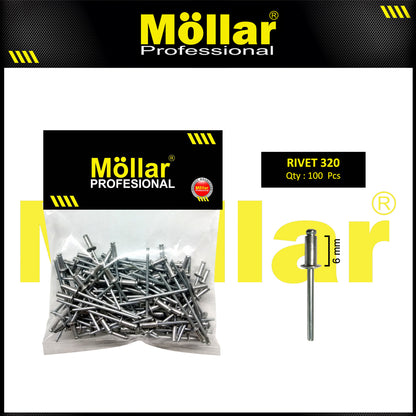 MOLLAR 93-133 Paku Rivet 320 - 100 pcs