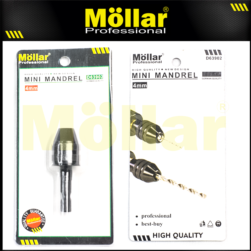 MOLLAR D63902 Adaptor Mata Bor 4 mm Mesin Impact Driver