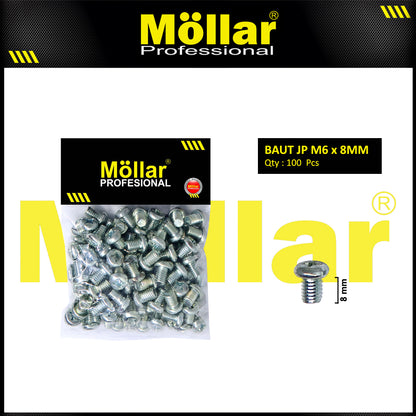 MOLLAR 93-117 Baut JP M6 x 8 - 100 pcs