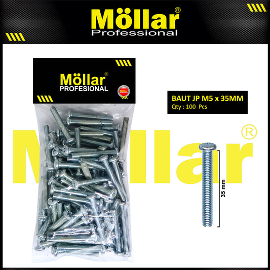 MOLLAR 93-113 Baut JP M5 x 35 - 100 pcs