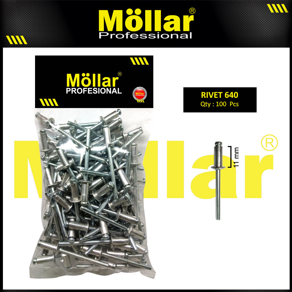 MOLLAR 93-146 Paku Rivet 640 - 100 pcs