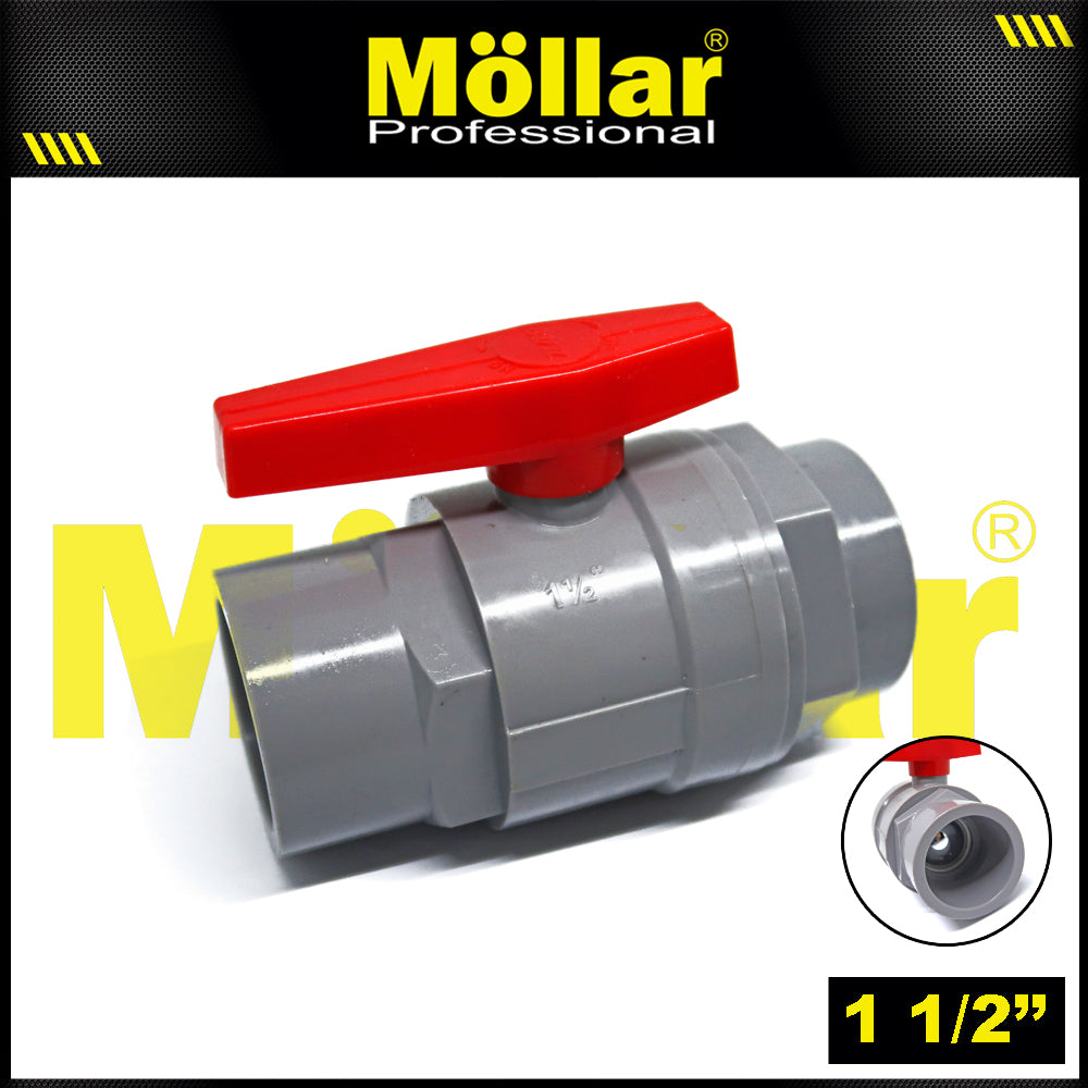 BLITZ PI-931 Stop Kran Plastik 1-1/2" / Ball Valve PVC