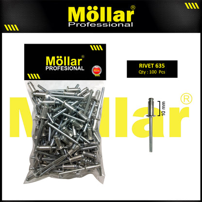 MOLLAR 93-145 Paku Rivet 635 - 100 pcs