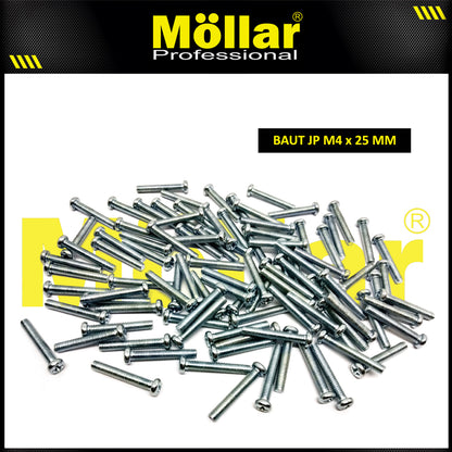 MOLLAR 93-100 Baut JP M4 x 25 - 100 pcs