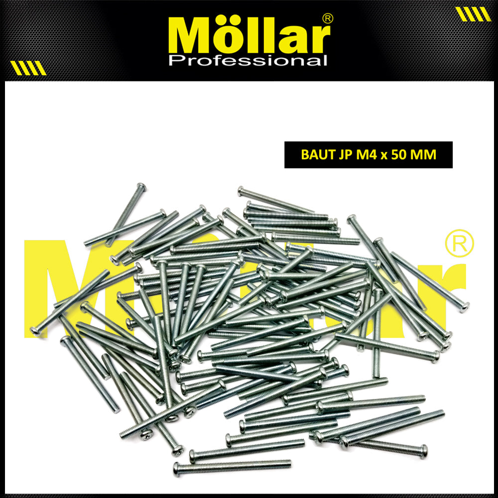 MOLLAR 93-105 Baut JP M4 x 50 - 100 pcs