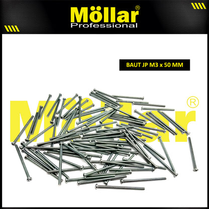 MOLLAR 93-093 Baut JP M3 x 50 - 100 pcs