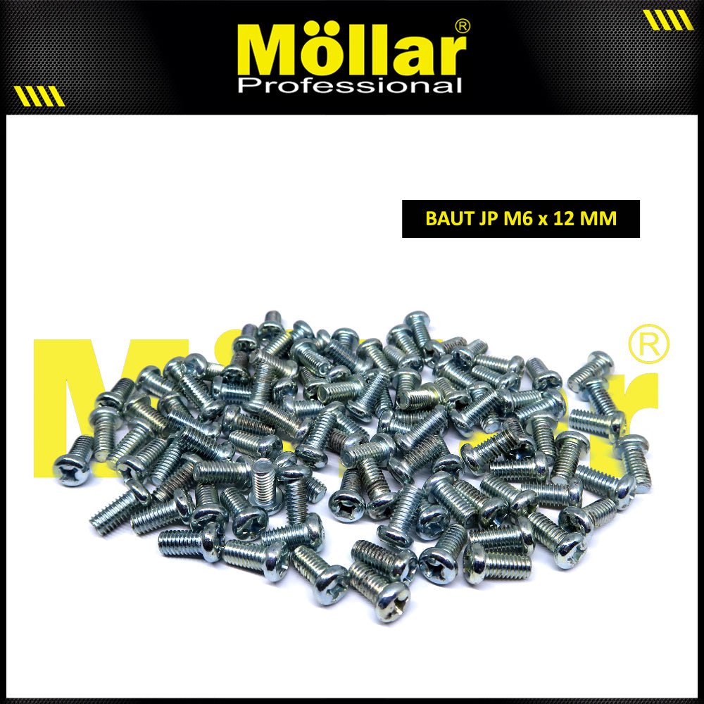 MOLLAR 93-119 Baut JP M6 x 12 - 100 pcs