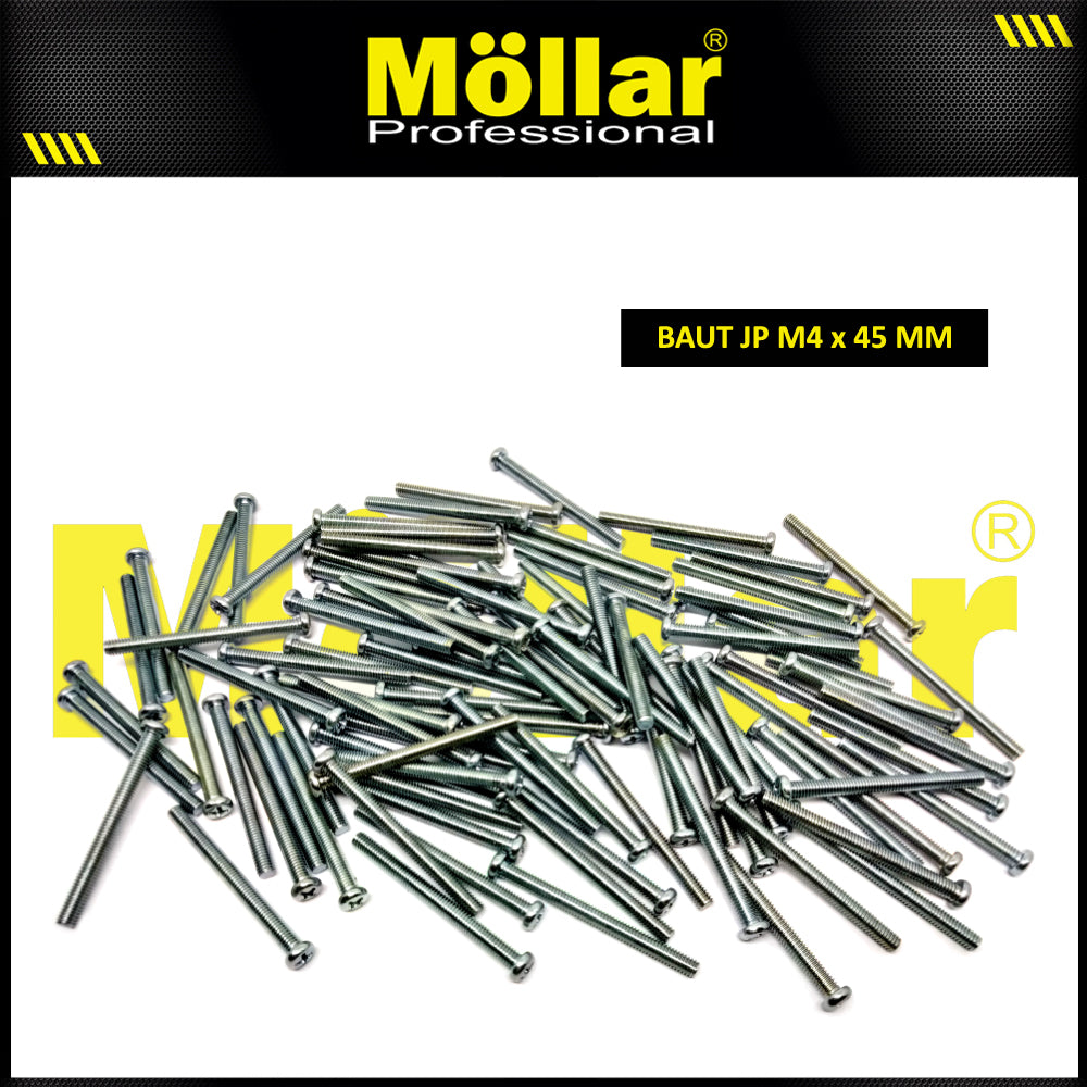 MOLLAR 93-104 Baut JP M4 x 45 - 100 pcs