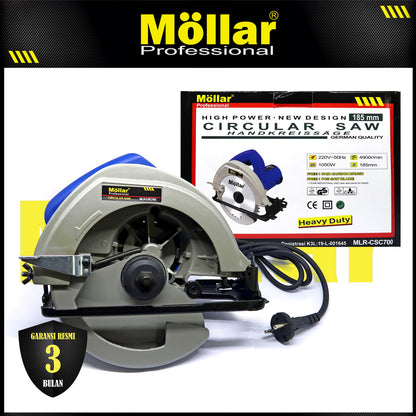 MOLLAR CSC700 Mesin Gergaji Sirkel Listrik 7" / Circular Saw