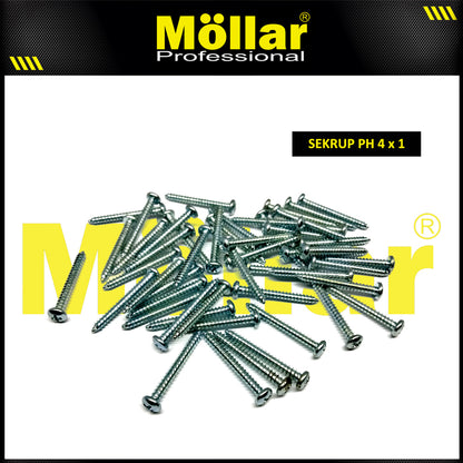 MOLLAR 93-019 Sekrup PH 4 x 1 - 100 pcs