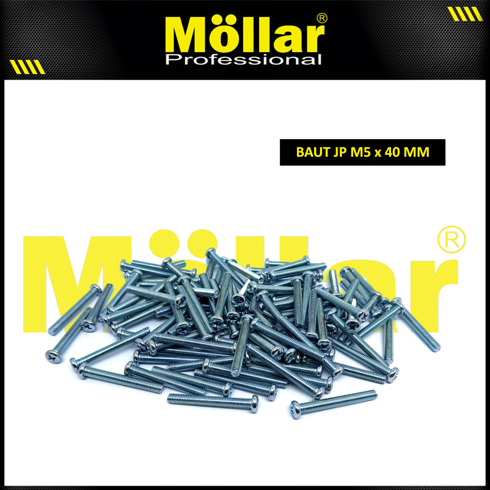 MOLLAR 93-114 Baut JP M5 x 40 - 100 pcs