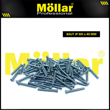 MOLLAR 93-114 Baut JP M5 x 40 - 100 pcs