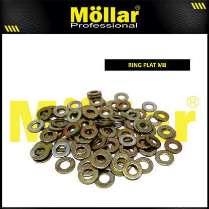 MOLLAR 93-074 Ring Plat M8 - 100 pcs