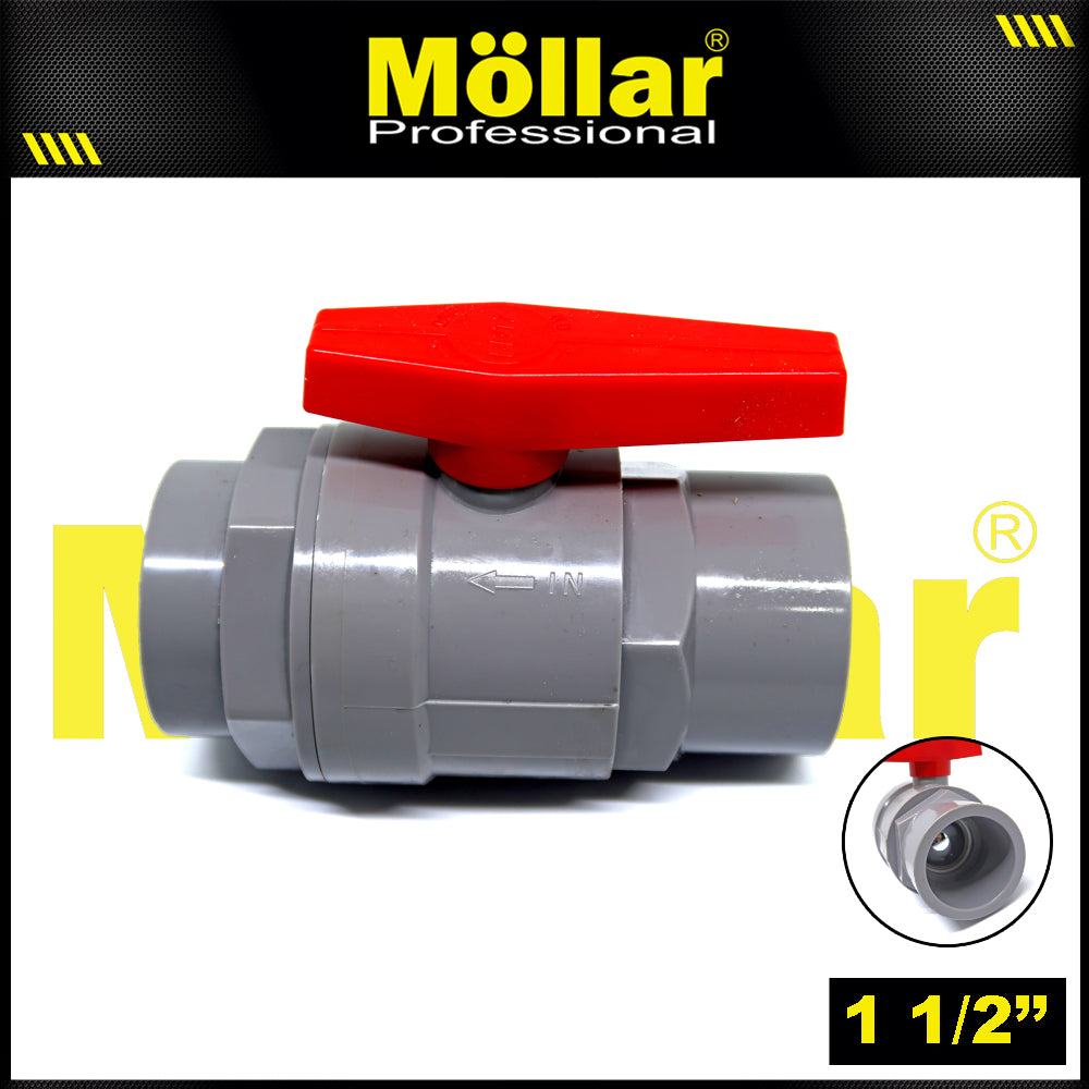 BLITZ PI-931 Stop Kran Plastik 1-1/2" / Ball Valve PVC