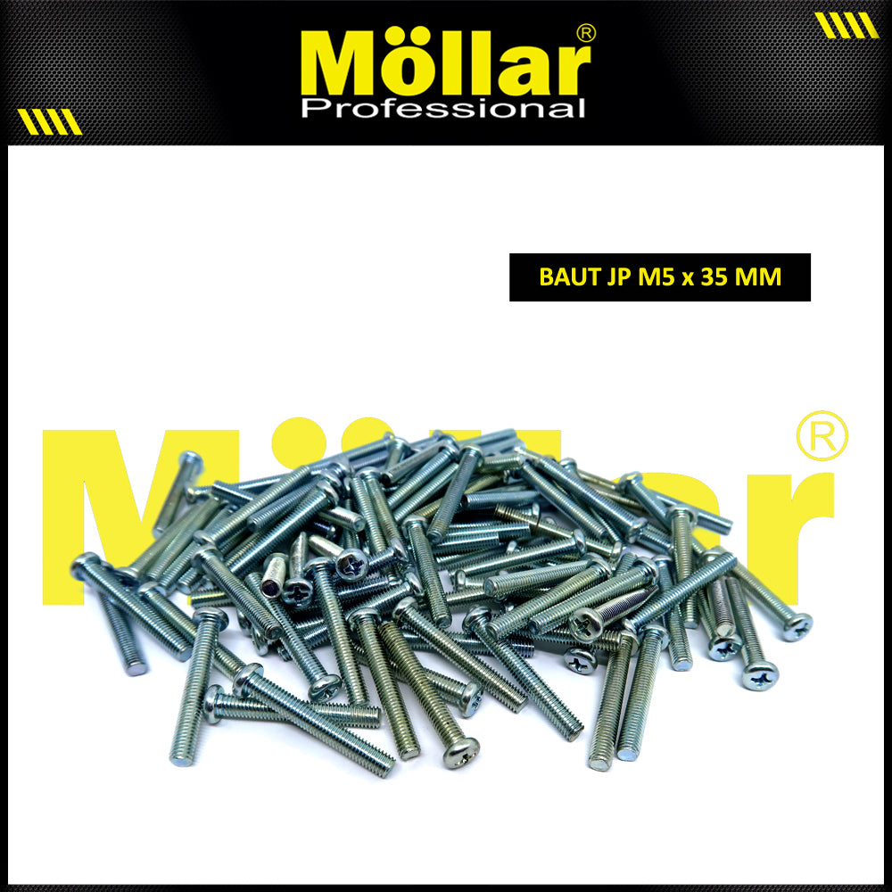 MOLLAR 93-113 Baut JP M5 x 35 - 100 pcs