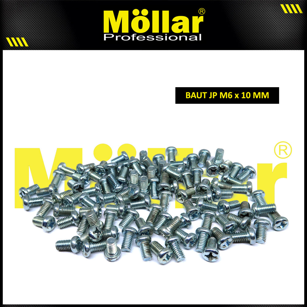 MOLLAR 93-118 Baut JP M6 x 10 - 100 pcs