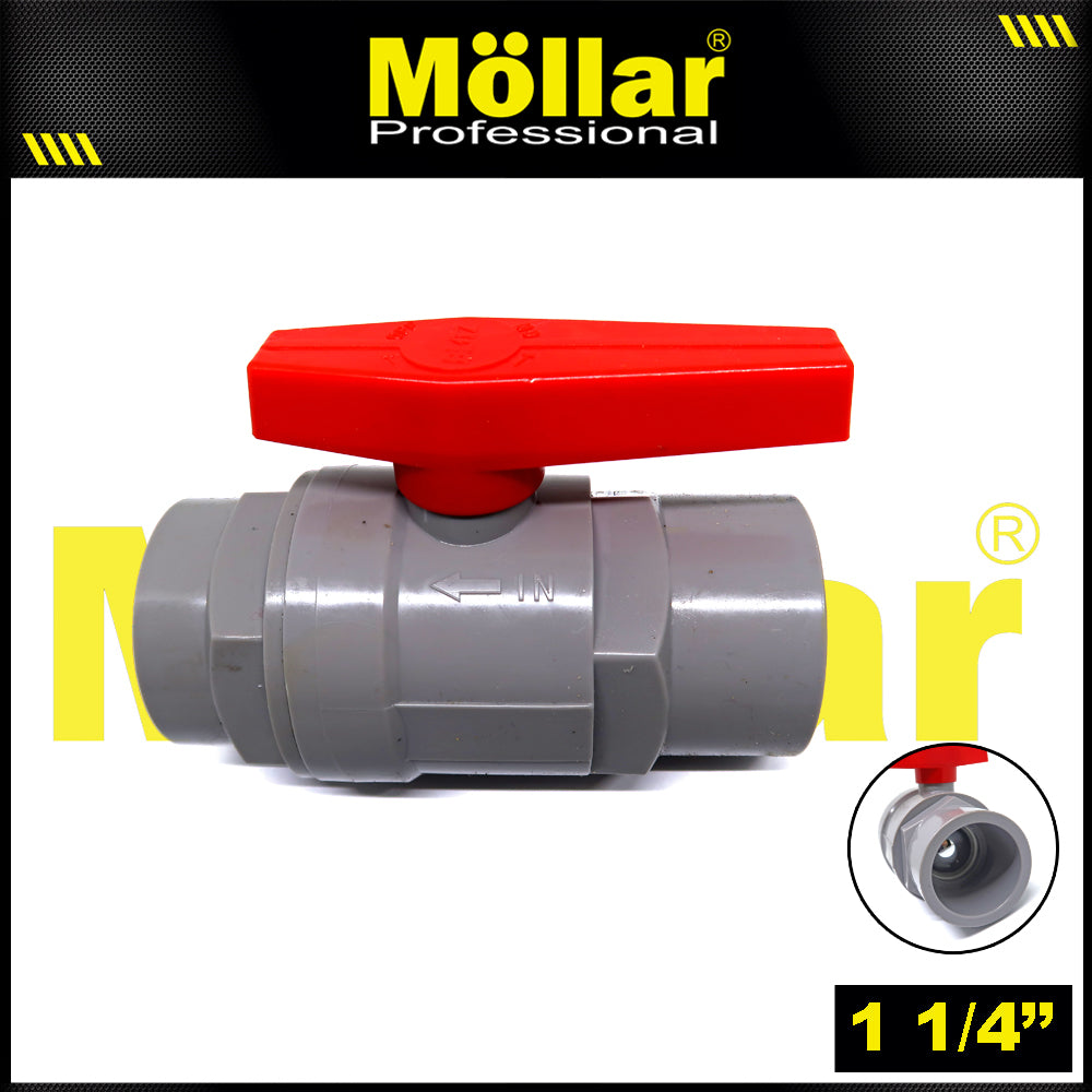 BLITZ 931 HD Stop Kran Plastik 1-1/4" / Ball Valve PVC