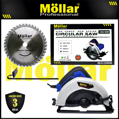 MOLLAR CS5830 Mesin Gergaji Sirkel Listrik 7" / Circular Saw