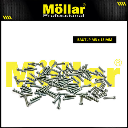 MOLLAR 93-086 Baut JP M3 x 15 - 100 pcs