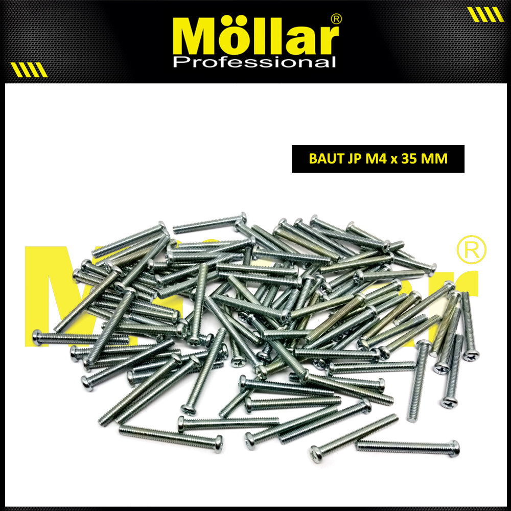 MOLLAR 93-102 Baut JP M4 x 35 - 100 pcs