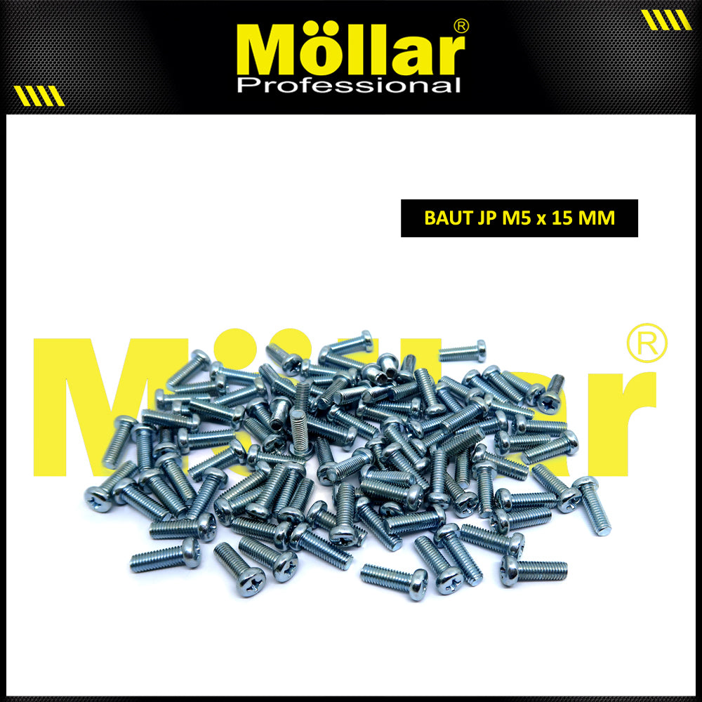 MOLLAR 93-109 Baut JP M5 x 15 - 100 pcs